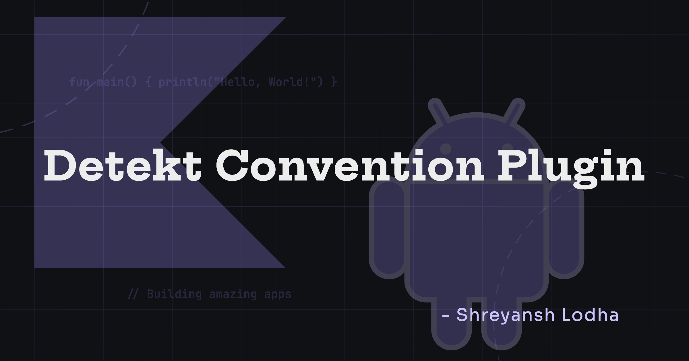 Detekt Convention Plugin