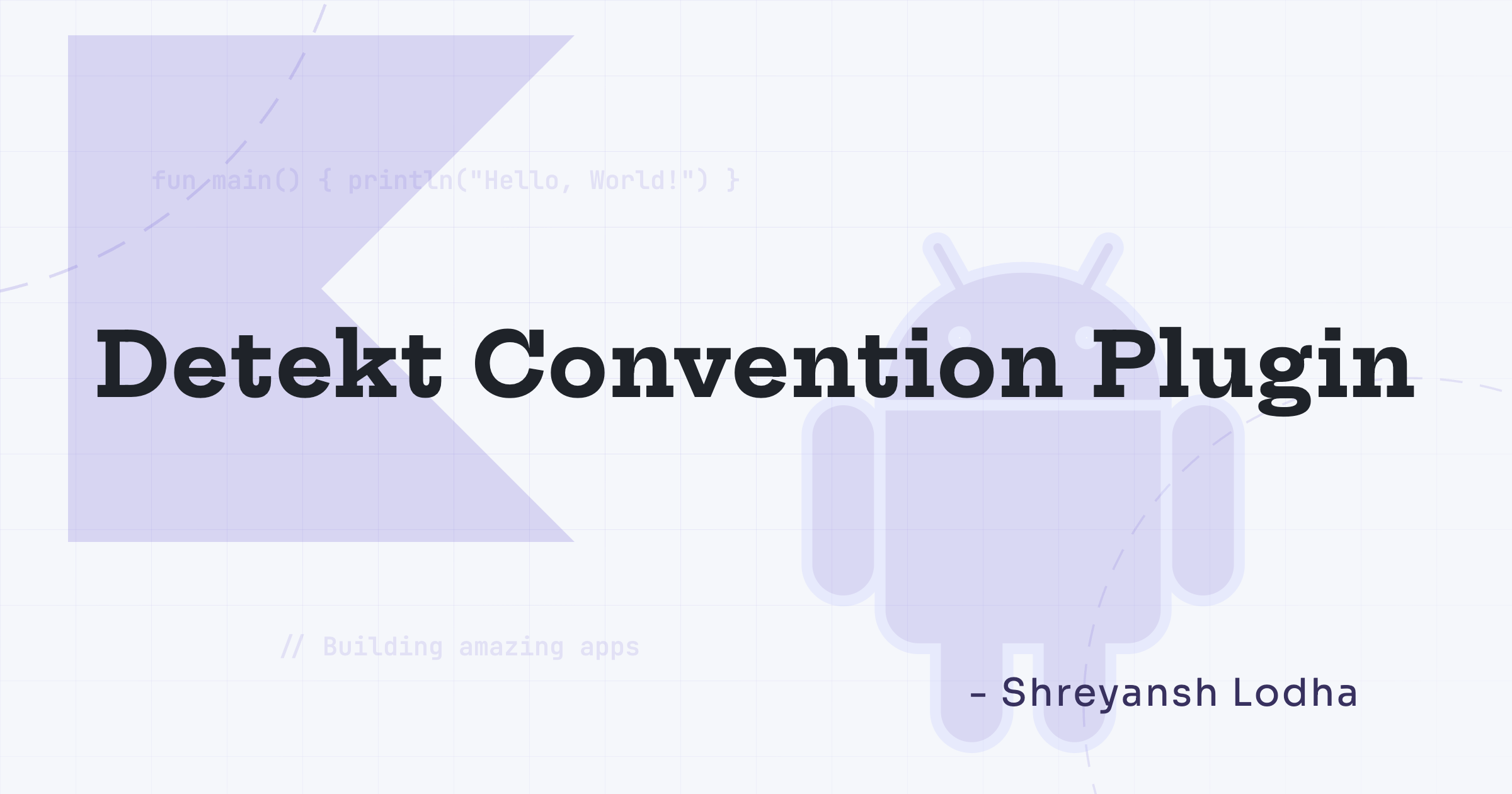 Detekt Convention Plugin