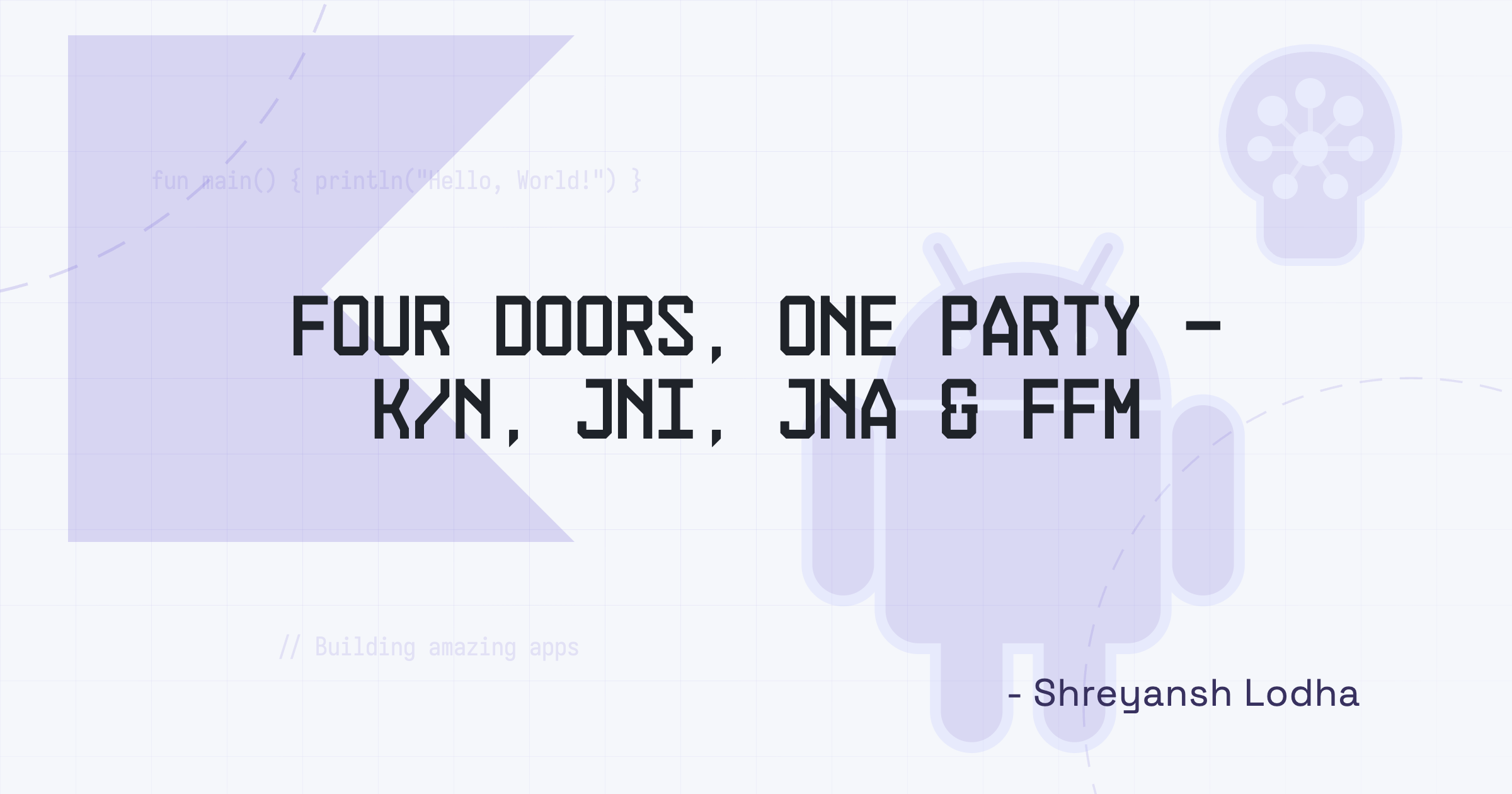 Four Doors, One Party - K/N, JNI, JNA & FFM